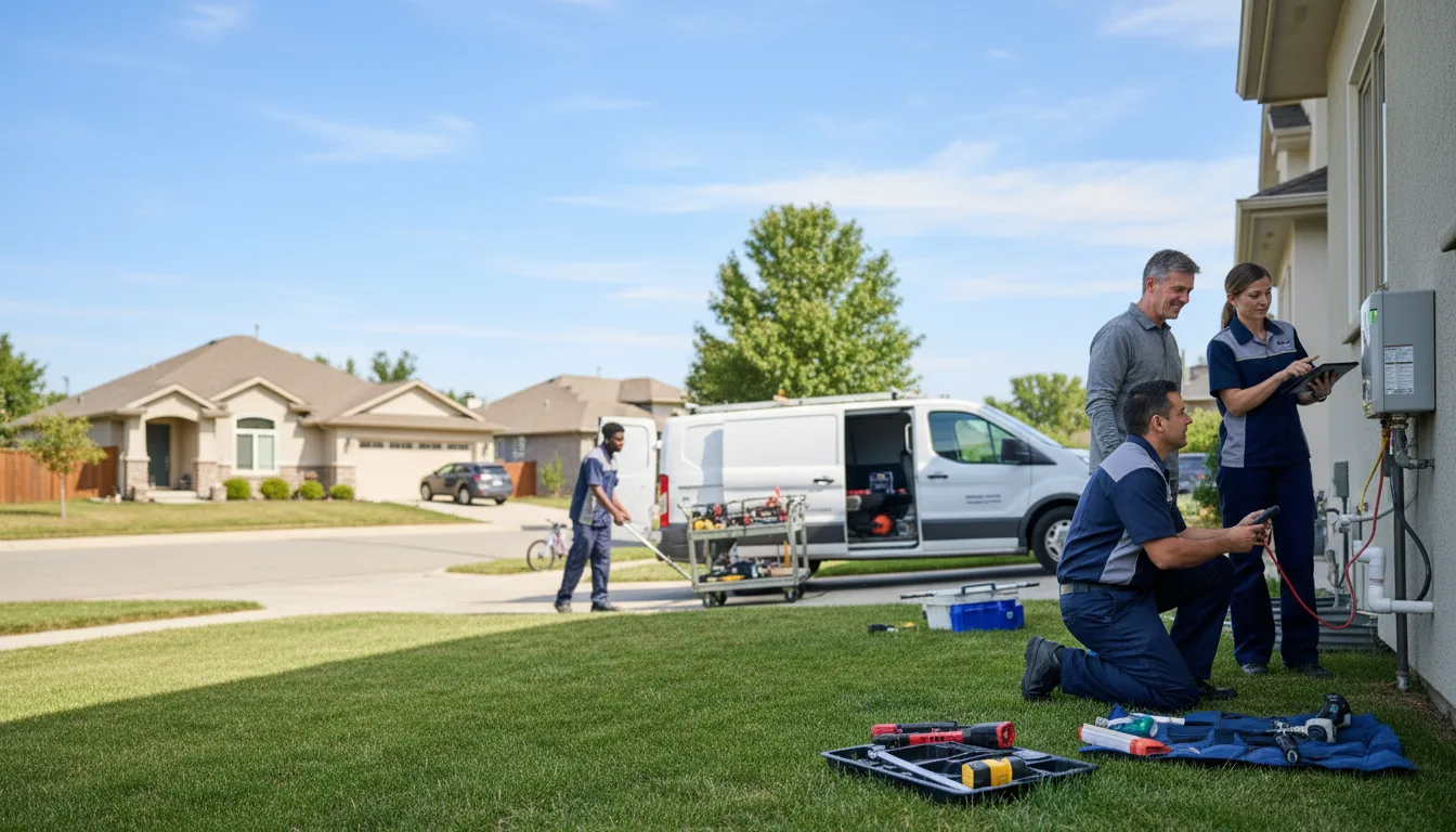 Tankless water heater service in Janesville, IA